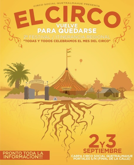 Afiche de la 2ª edición, 2017: «El circo vuelve para quedarse».