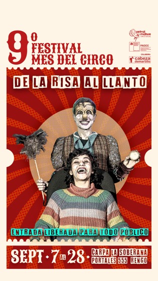 Afiche de la 9ª edición, 2024: «De la risa al llanto».